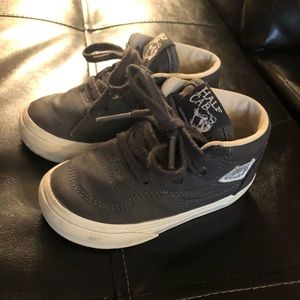 Vans Half Cab (Grey) - Toddler 5.5